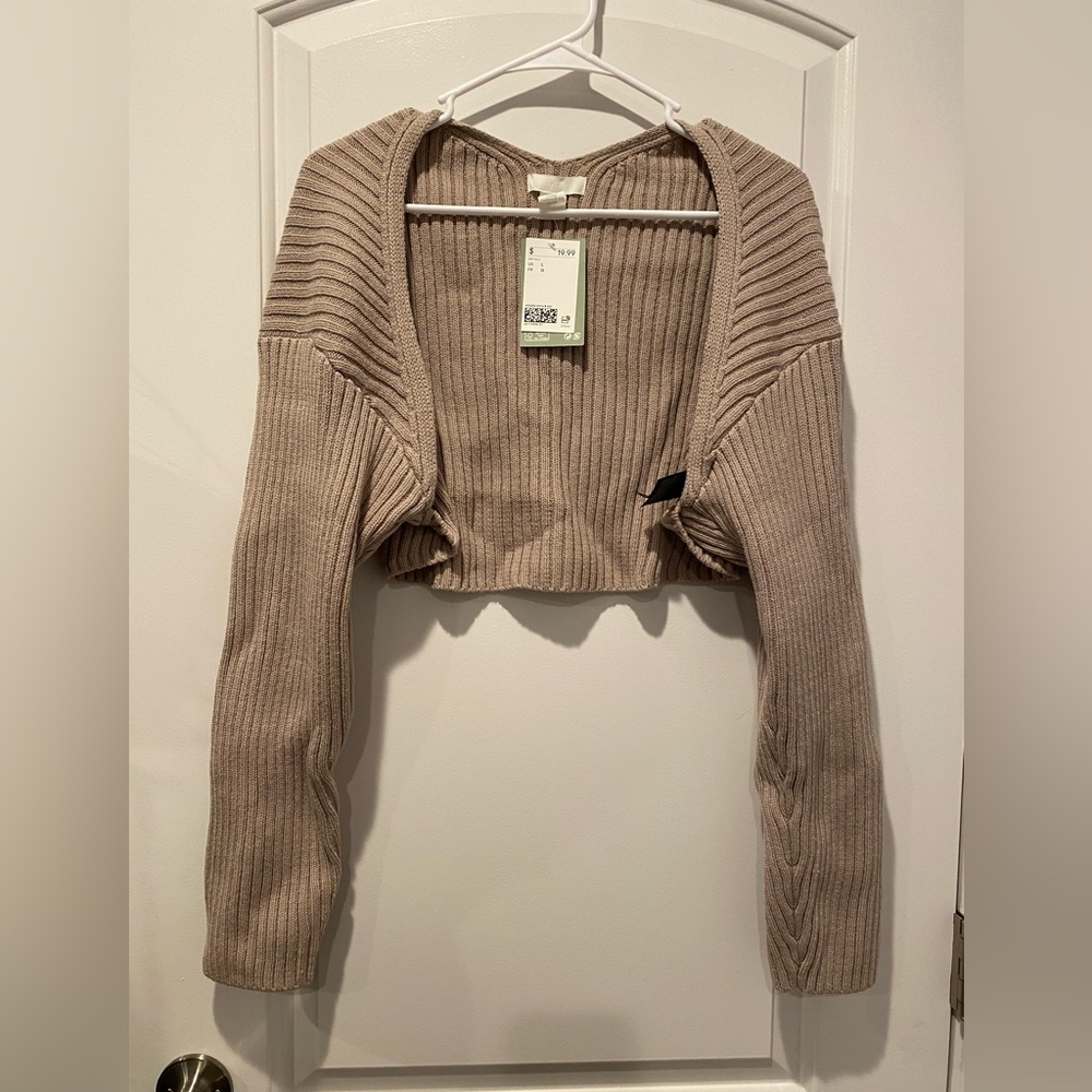 Crop sweater. New with tags.